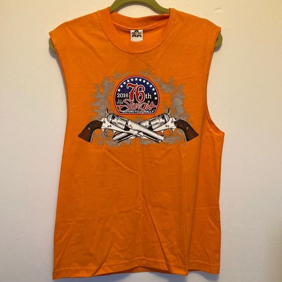 STURGIS rally- sleeveless Tshirt biker core - Picture 1 of 5